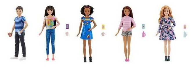 Кукла Mattel Barbie Няни, в ассорт. FHY89