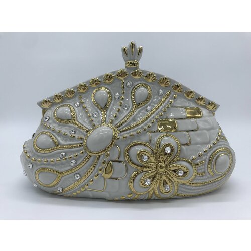 Статуэтка фарфоровая Сумочка Элеганс декоративная 27*18h см