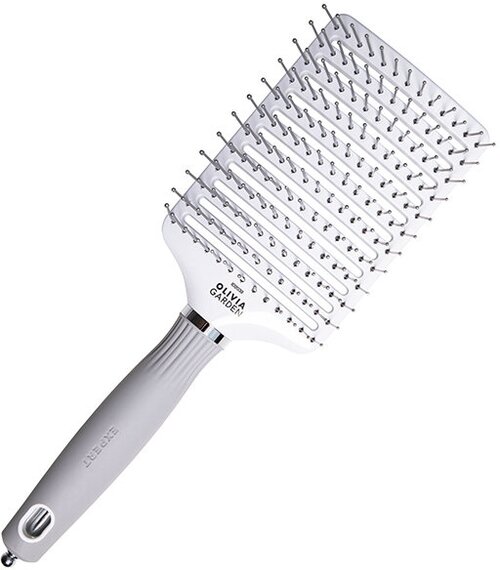 Щётка Expert Care Vent Nylon Bristles White&Grey L