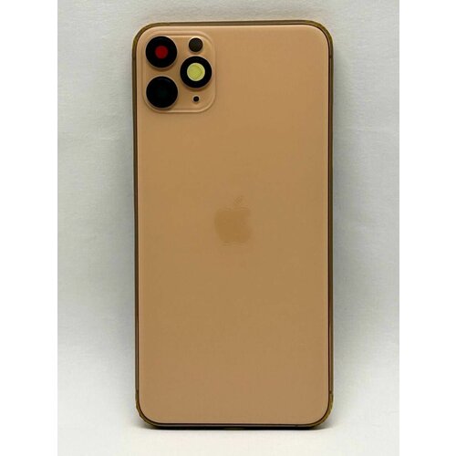 Корпус для Apple iPhone 11 PRO MAX (золотой)+проклейка