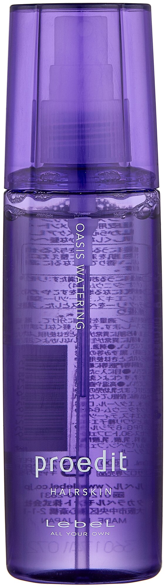 Lebel Proedit Hairskin Oasis Watering / Увлажняющий термальный лосьон для волос и кожи головы, 120 мл