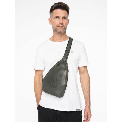 фото Сумка кросс-боди великоросс, зеленый