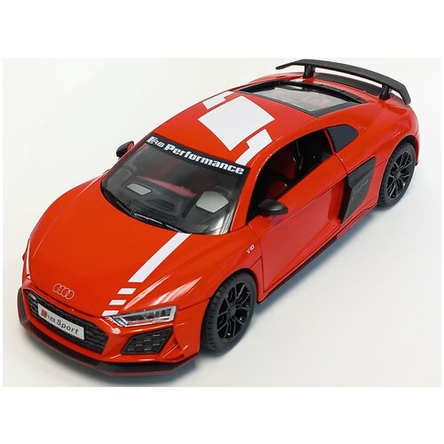 Спортивная машинка Audi R8 металлическая 1:24 со светом и звуком