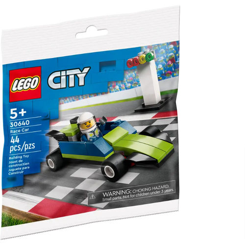 30640 конструктор lego polybag city race car гоночная машина 44 дет Конструктор LEGO City 30640 Гоночная машина