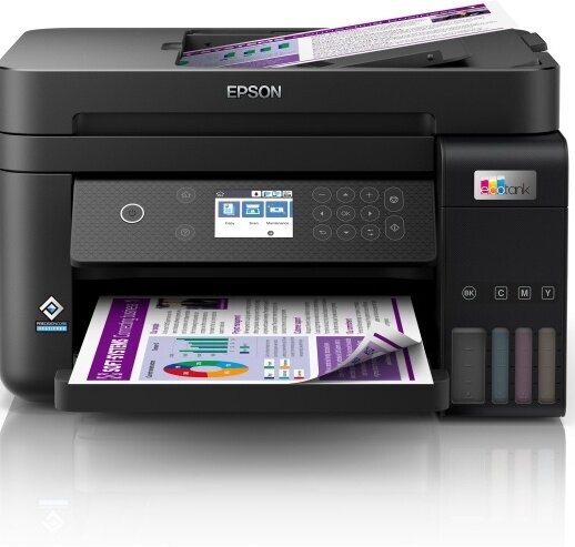 МФУ струйный Epson L6270 цветная печать, A4, цвет черный [c11cj61507/c11cj61407]