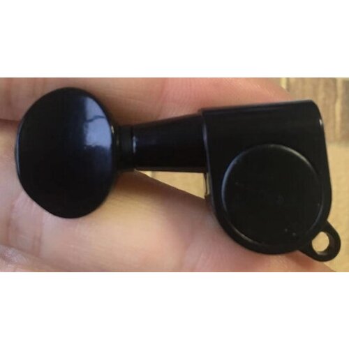 MH-05-BK-6L Колки для гитары 6л, черные, Metallor