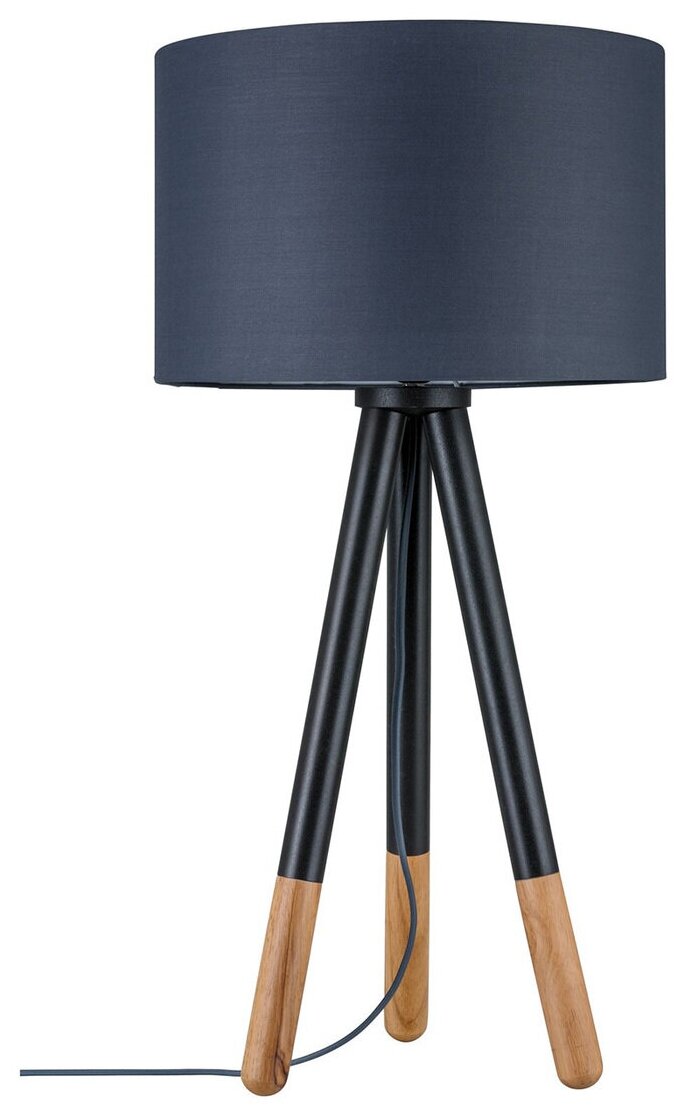 Настольная лампа Paulmann Neordic Rurik макс.20Вт E27 230В Серый/Дерево Без ламп 79635