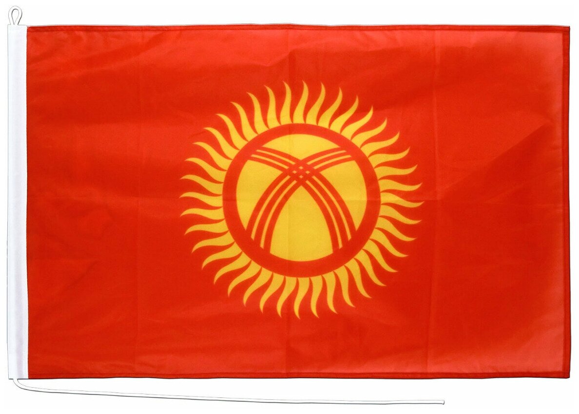 Флаг Киргизии на яхту или катер 40х60 см