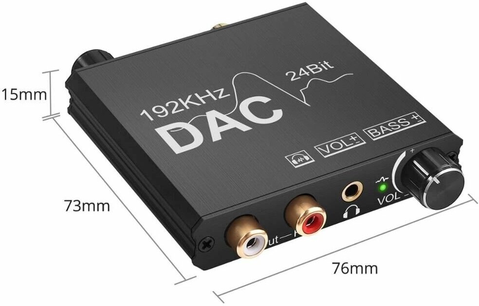 Конвертер аудио цифровой в аналоговый toslink-35/rl Digital to analog