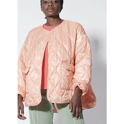фото  куртка deha демисезонная, средней длины, силуэт прямой, размер s, оранжевый