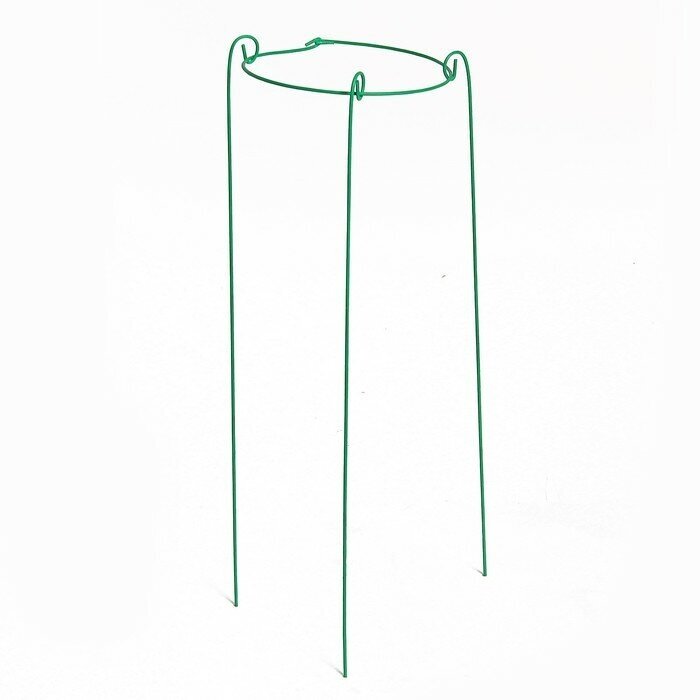 Greengo Кустодержатель d = 20 см h = 70 см ножка d = 0.3 см металл зелёный троеножка