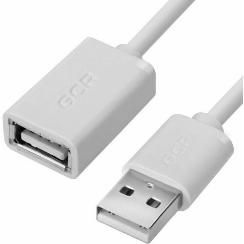 Кабель удлинительный Greenconnect USB 2.0 A (M) - A (F), 1м (GCR-UEC5M-BB-1.0m) кабель удлинительный usb a m usb a f 10м aopen acu827a 10m