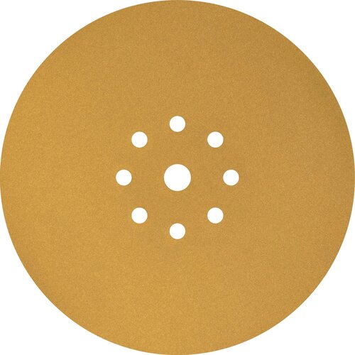 Шлифовальный круг на липучке ABRAFORM - 1 шт, 225 мм, 9 отв, Р 240 для шлифовальной машинки жираф для стен и потолков, наждачный абразивный круг
