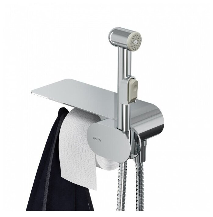 Гигиенический душ со смесителем AM.PM Like F0202600 скрытого монтажа - фотография № 8