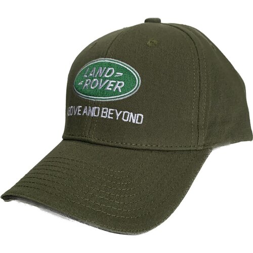 фото Бейсболка бини land rover бейсболка ленд ровер кепка мужская, размер 55-58, зеленый