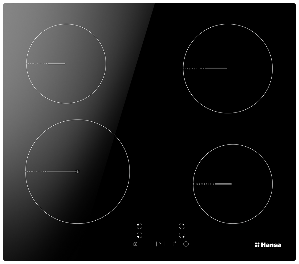 Индукционная варочная панель HANSA BHI68312, независимая, черный