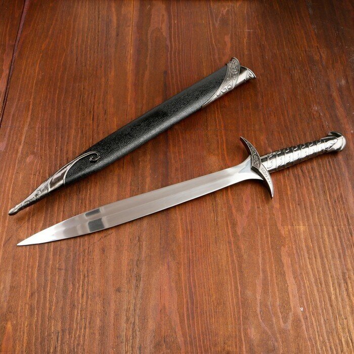 Sima-land Сувенирный меч "Жало", ножны с металлической окантовкой, чёрные, 60 см