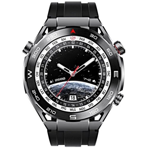 Умные часы Smart Watch X5 PRO MAX, Смарт-часы для мужчин 2023, Bluetooth, 1.39 HD AMOLED, iOS, Android, Черный, WinStreak умные часы круглые smart watch hw6 max черные 3 ремешка в подарочной упаковке