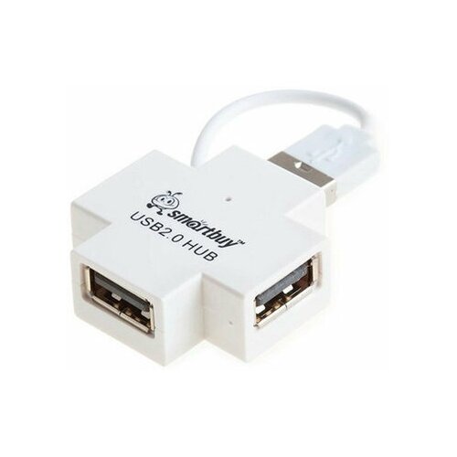USB Хаб Smartbuy 4 порта SBHA-6900 Белый 43700₽
