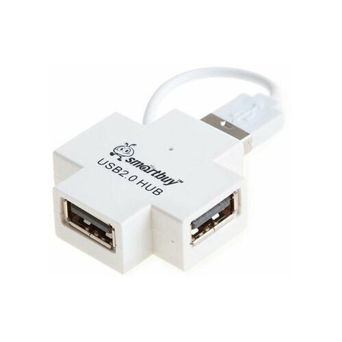 USB Хаб Smartbuy 4 порта, SBHA-6900 (Белый)