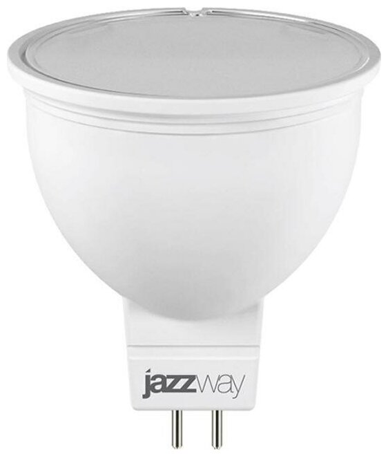 фото Светодиодная лампа JazzWay PLED-DIM MR16 7W эквивалент 60W 3000K 500Лм GU5.3 для спотов MR16 диммируемая (комплект из 2 шт)