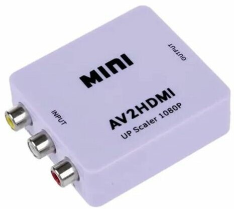 Конвертер AV в HDMI (Full HD) конвертер AV 3RCA - HDMI переходник
