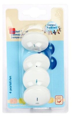 Заглушки для розетки 13/100 Canpol Babies белый 4 шт.