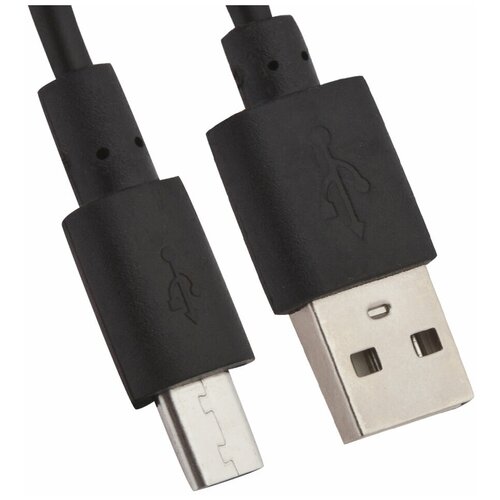 USB кабель LP Micro USB 1 метр черный, европакет