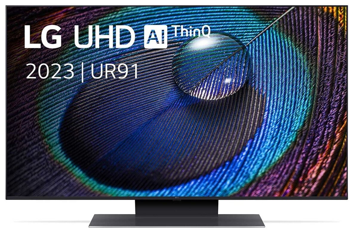 Телевизор/монитор LG 43UR91006LA 2023 LED RU, черный