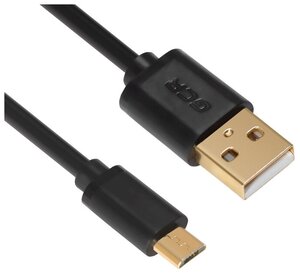 Кабель GCR USB - microUSB (GCR-UA8MCB6-BB2SG-0.3m)