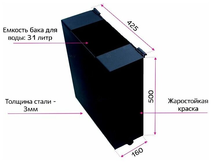 Бак навесной 31л ("Копеечка")