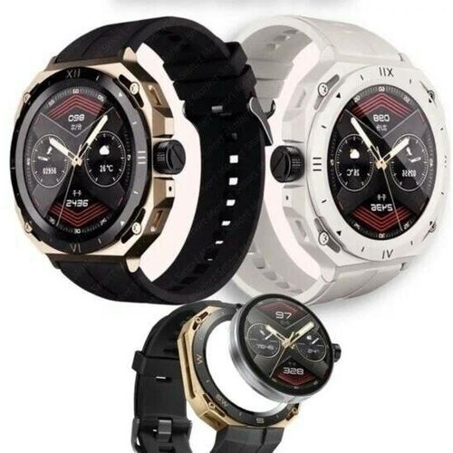 Умные смарт часыМужские часы Спортивные часы Подарок мужу папе брату Smart часы M S Classic-fdtu67-x2 plus чёрный 367000₽