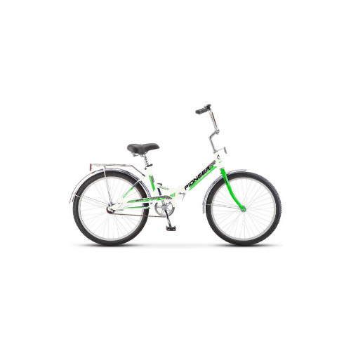 фото Велосипед pioneer oscar 24"/14" 2020-2021 white-green-black