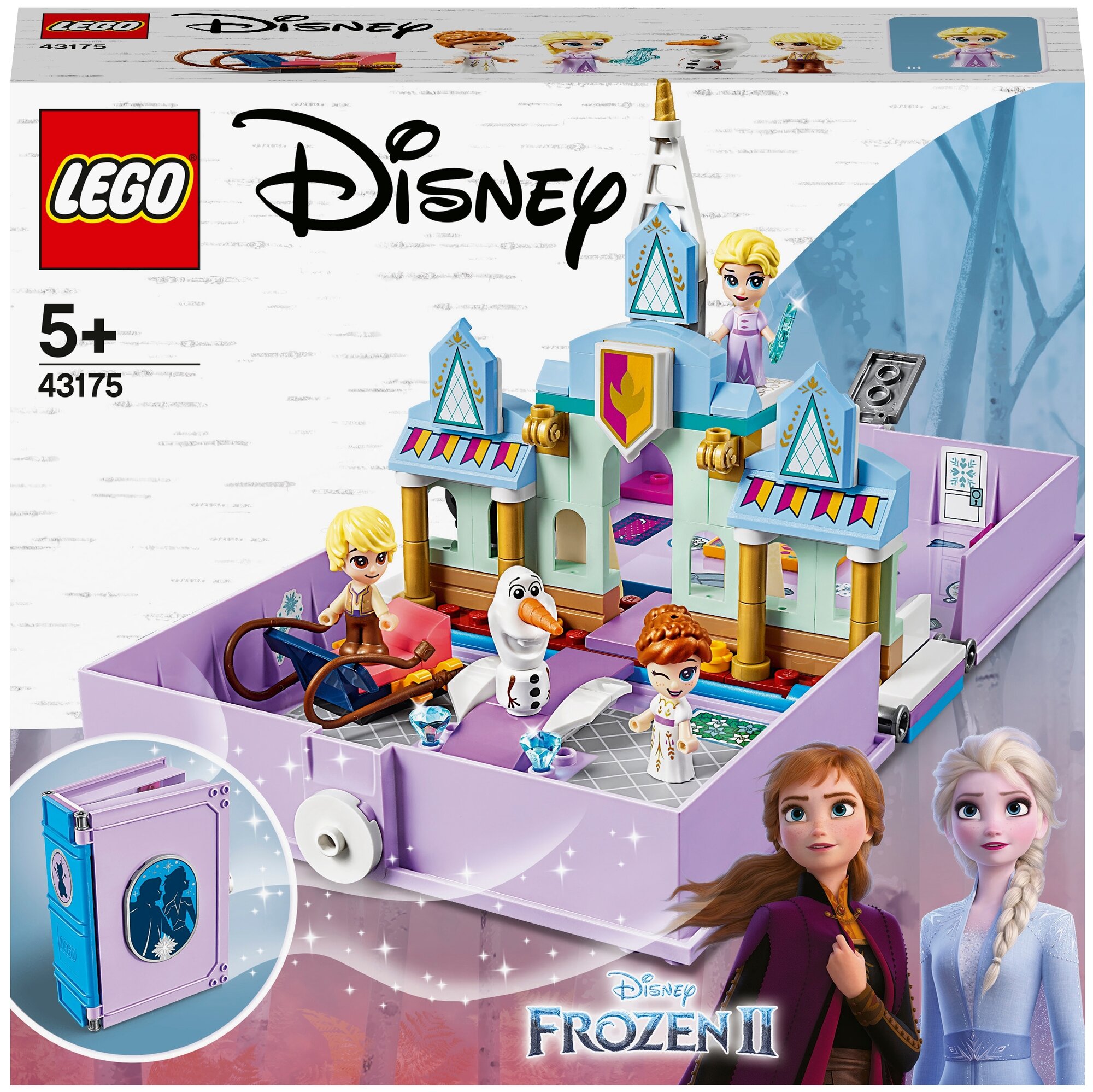 LEGO Disney Princess 43175 Книга сказочных приключений Анны и Эльзы, 133 дет.