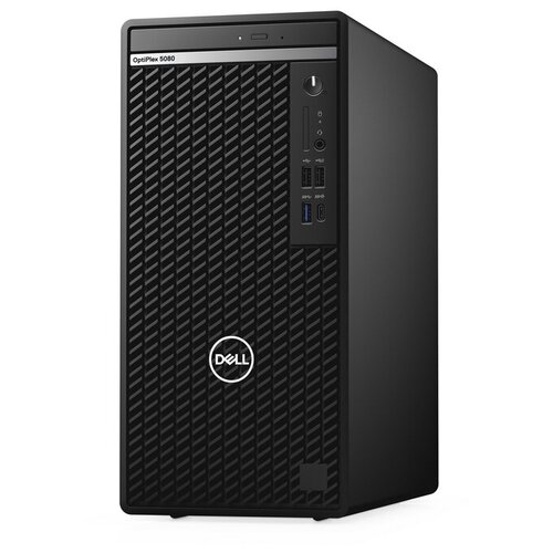 фото Настольный компьютер dell optiplex 5080 mt (5080-6369) mini-tower/intel core i7-10700/8 гб/256 гб ssd/intel uhd graphics 630/linux черный