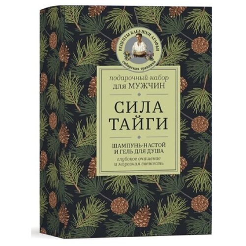 Подарочный набор сила тайги шампунь 100 мл, гель д/душа 100 мл