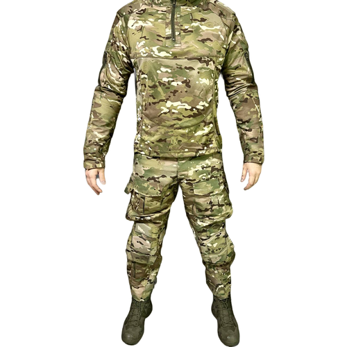 Тактический боевой костюм мультикам с защитой суставов (M)