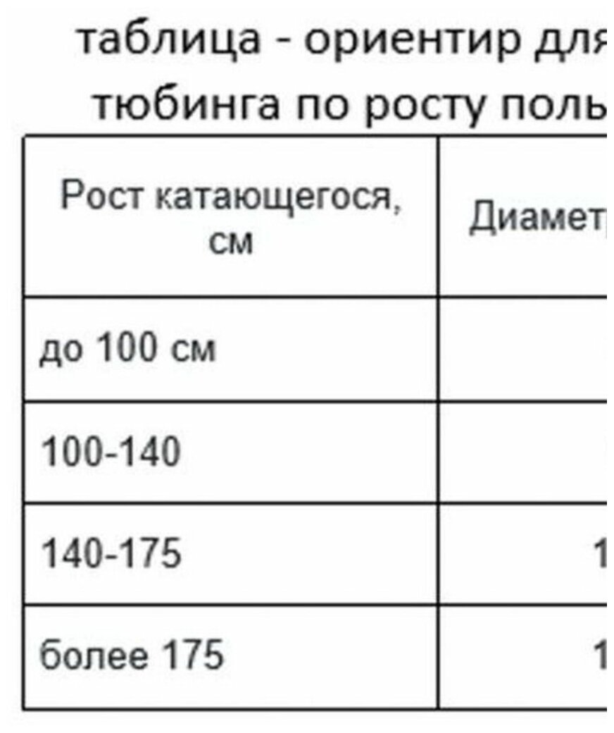 Тюбинг НИКА, ТБ1К, 085 см. (Чехол 920 мм.) Оранжевый/желтый с камерой, инд.упаковка