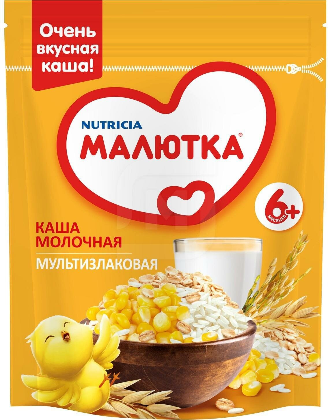 Каша Малютка, молочная мультизлаковая, 220 г, пауч - фото №14