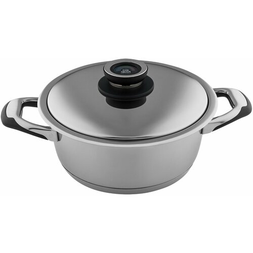 Кастрюля средняя и крышка с термодатчиком 20см/3,8л SILGA 2002 20HQDIN