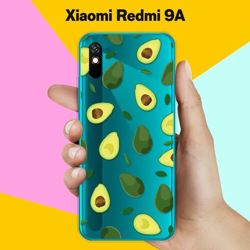 Силиконовый чехол Узор из Авокадо на Xiaomi Redmi 9A силиконовый чехол узор из слонов на xiaomi redmi 9a