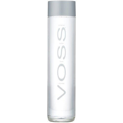 Вода минеральная Voss негазированная стекло, без вкуса, 24 шт. по 0.375 л