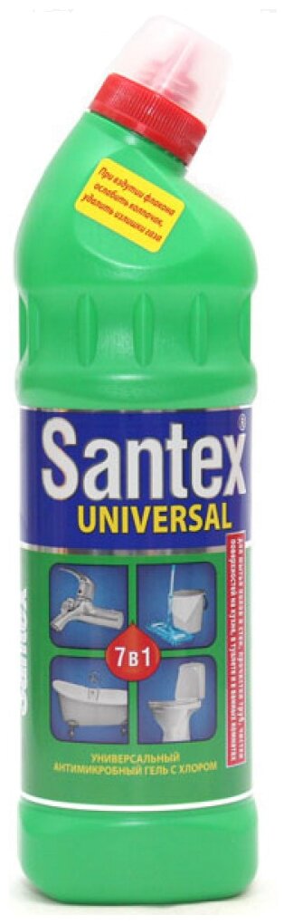Гель с хлором Universal Santex, 750 мл, 750 г - фотография № 1