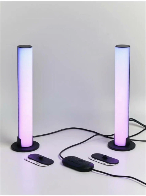 Светодиодная неоновая LED лампа 2 шт. для зоны гейминга подвестка рабочего места SkyLine NEON, управление с телефона, RGB