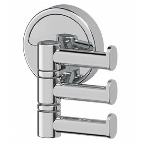 Держатель полотенец тройной поворотный малый Classic Elite C047