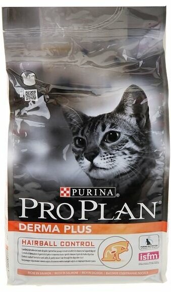 Сухой корм Purina Pro Plan Elegant для кошек, для поддержания красоты шерсти и здоровья кожи, с лососем, 1.5кг Purina ProPlan - фото №7