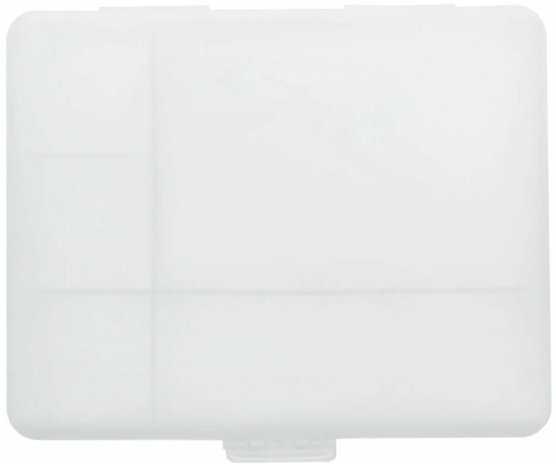 Блок для мелочей, 120x95x35 мм, белый, износостойкий полипропилен, практичный. Снабжен защелкой, которая предотвращает случайные открытия. Компактный - фотография № 2