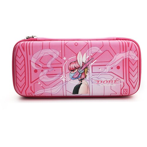 Оригинальный чехол DOBE Exclusive для Nintendo Switch OLED, iTNS-1130Pink for nintendo switch storage bag pu crystal hard cover shell case pouch protective for nintendo switch oled accessories