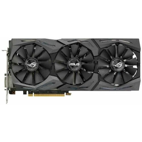 Видеокарта ASUS ROG GeForce GTX 1070 1657MHz PCI-E 30 8192MB 8008MHz 256 bit DVI 2xHDMI 2xDisplayPort HDCP STRIX GAMING OC Retail 18900₽
