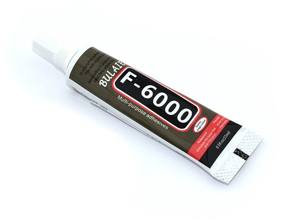 фото Прозрачный клей Zhanlida F-6000 (F6000), 15мл, прозрачный